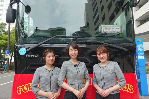Fukuoka Open Top Bus Scenery of the city I have not seen before