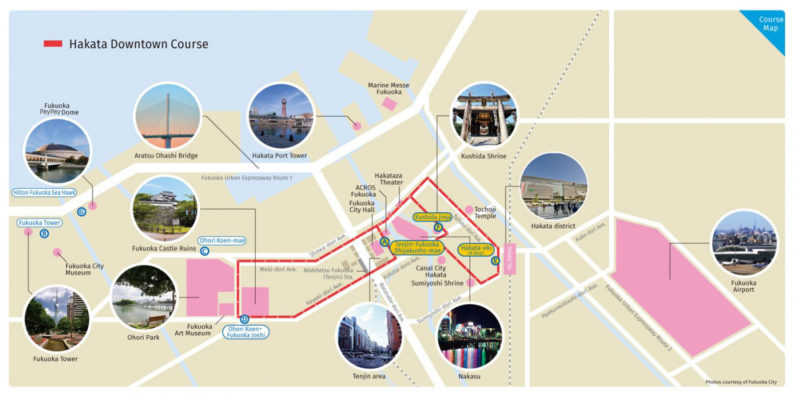 DOWNTOWN HAKATA COURSE – Fukuoka Open Top Bus